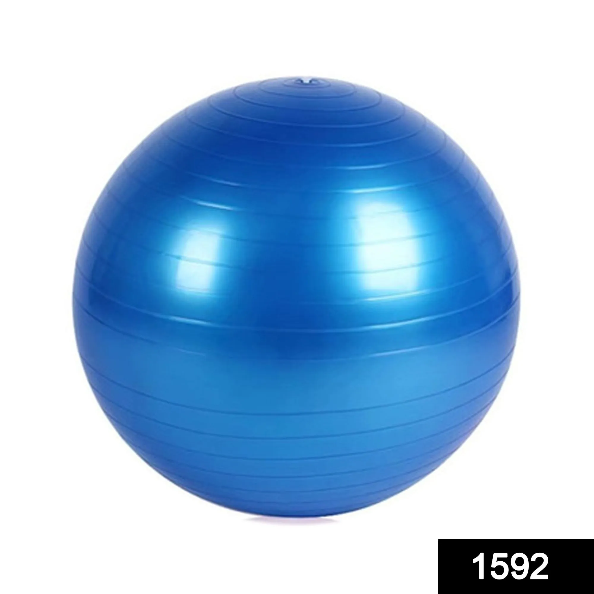 1592 Anti-Burst Exercise Heavy Duty Gym Ball (Multicolour) (75Cm)