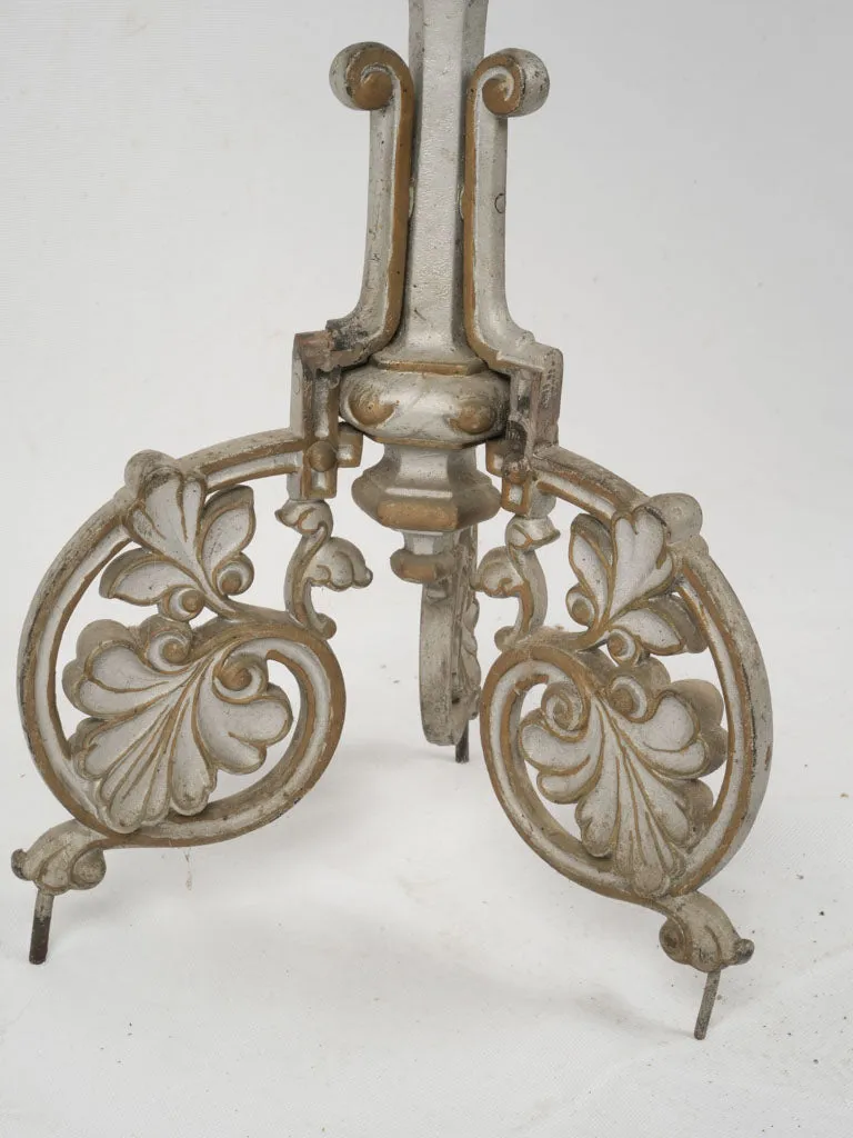 19th-Century Gothic Revival Candlestick Lantern in the Style of Viollet-le-Duc 46¾"