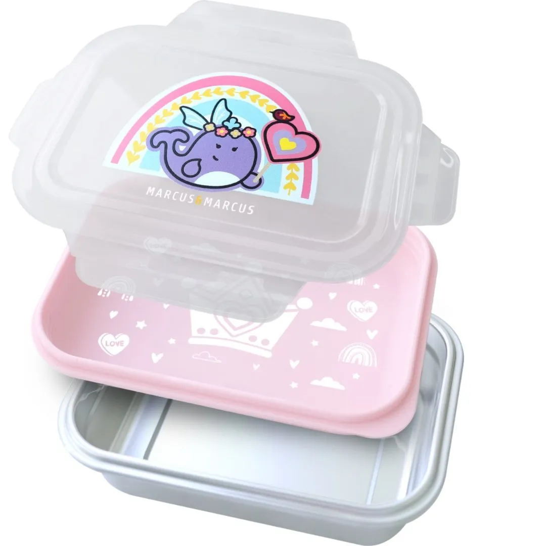 2 Tier Stainless Steel Lunch Bento Box – Rainbow