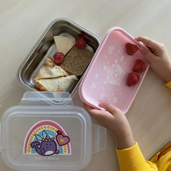 2 Tier Stainless Steel Lunch Bento Box – Rainbow