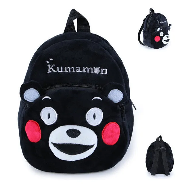 2016 Cartoon Kids Plush Backpacks Baby Mini Schoolbag Hello Kitty kindergarten Backpack Cute Children School Bags for Girls Boys