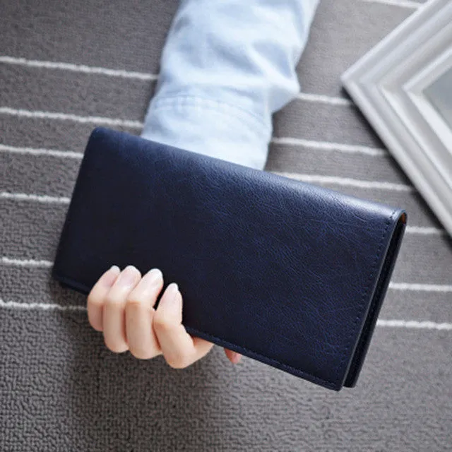 2016 new hot sales Womens fashion Purses Young lady big capacity Long Wallets females PU Leather clutch bags Cards Holder wallet