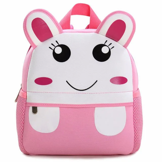 2017 3D Cute Animal Design Backpack Kids School Bags For Girls Boys Cartoon Shaped Children Backpacks