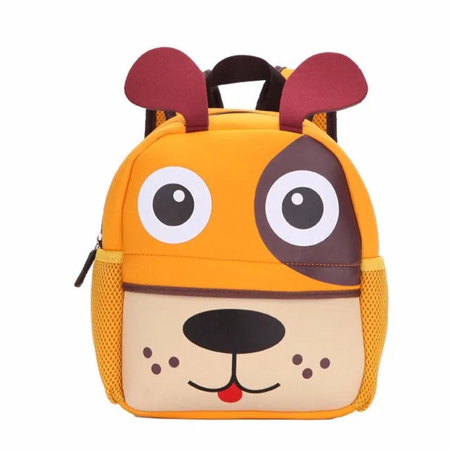 2017 3D Cute Animal Design Backpack Kids School Bags For Girls Boys Cartoon Shaped Children Backpacks