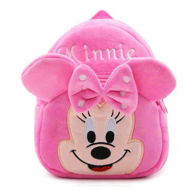 2017 Plush Cartoon Kids School Bags For Children Girl Backpacks For Kindergarten Baby mochila Infant School Bag Boy Backpack