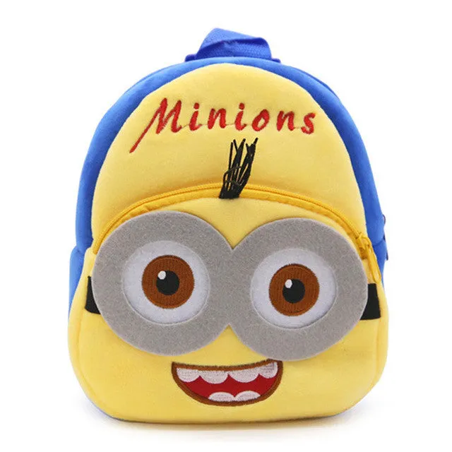 2017 Plush Cartoon Kids School Bags For Children Girl Backpacks For Kindergarten Baby mochila Infant School Bag Boy Backpack