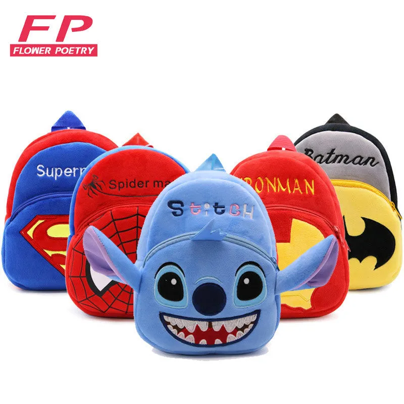 2017 Plush Cartoon Kids School Bags For Children Girl Backpacks For Kindergarten Baby mochila Infant School Bag Boy Backpack