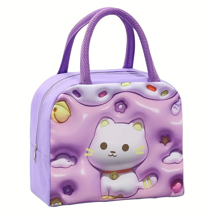 3D Cartoon Lunch Bag Perfect Gift for Girls