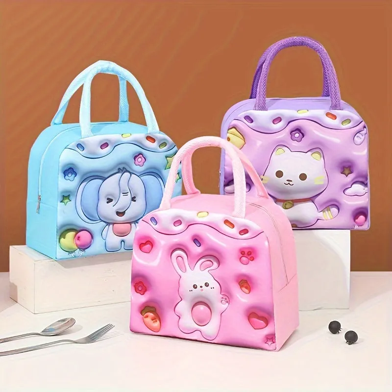 3D Cartoon Lunch Bag Perfect Gift for Girls