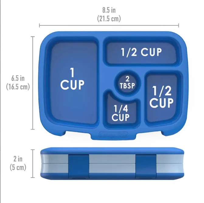 4 x Bentgo Kids Lunch Box Container Storage Blue