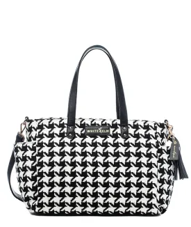 Aquila Tote Bag - Houndstooth