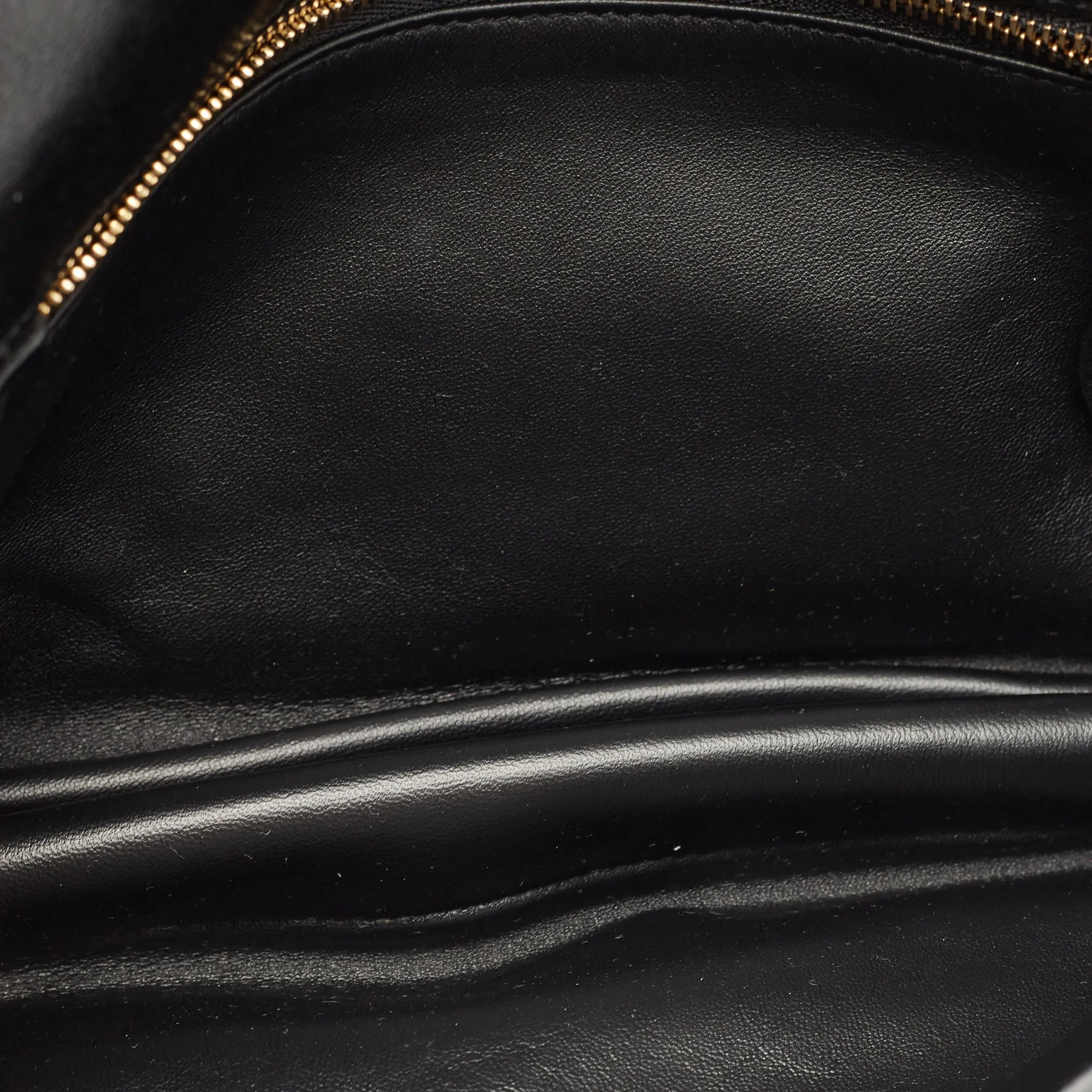 BURBERRY LONDON Black Leather Medium Soft Olympia Shoulder Bag