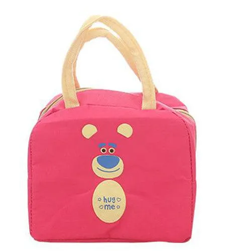 Cartoon Animal Duck Lunch Bag Portable Insulated Cooler Bags Thermal Food Picnic Lunch Bags Women Kids Lunch Box Bag Tote