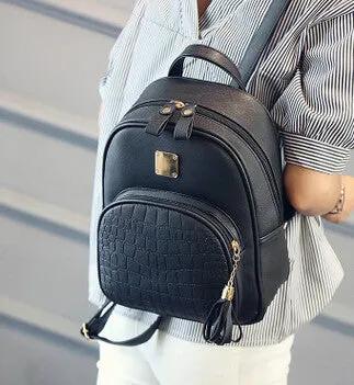 COOL WALKER New Fashion Women Backpacks Women's PU Leather Backpacks Girl School Bag High Quality Ladies Bags Designer Bolsas