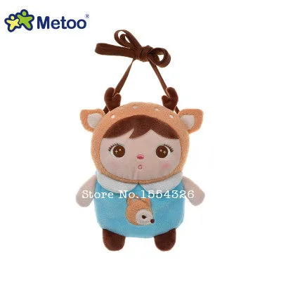 Cute Cartoon Backpack Genuine METOO keppel Bags Angela Plush Shoulder Bag for Women Girls for Birthday Christmas Children Gifts