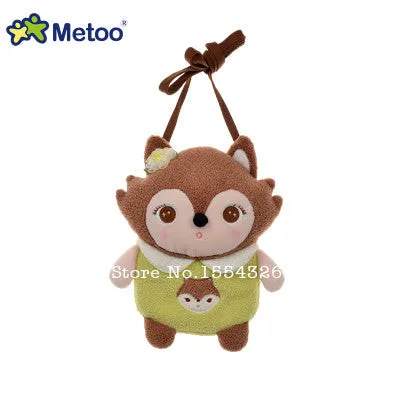 Cute Cartoon Backpack Genuine METOO keppel Bags Angela Plush Shoulder Bag for Women Girls for Birthday Christmas Children Gifts