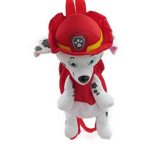 Cute Cartoon Puppy Patrol Plush Backpack 45CM, Children's bags Puppy Dog Patrol Anime Figure Juguetes Kids Toy