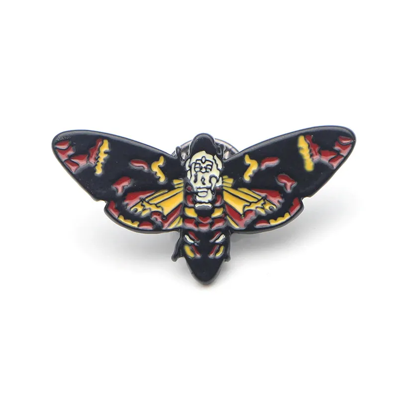 Deaths Head Moth Silence of the Lambs Enamel Pins Near Me