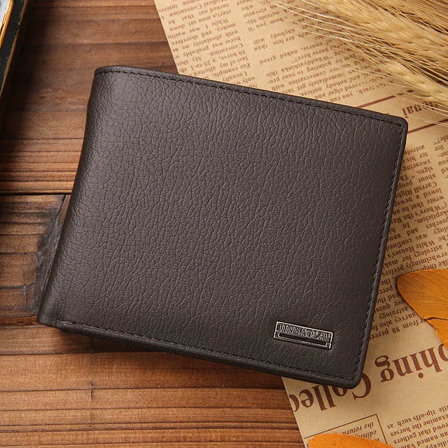 Designer Luxury Brand Small Short Genuine Leather Men Wallet Male Coin Purse Bag Cuzdan Vallet Card Money Perse Walet Portomonee