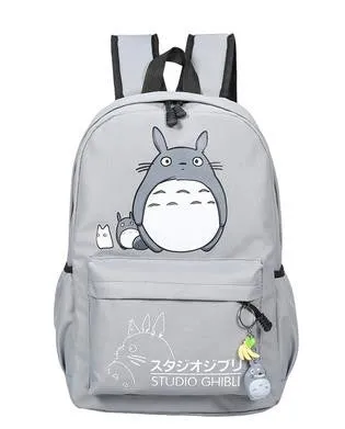 Drop shipping Totoro Backpack 3D printing travel softback women mochila School space backpack notebook girls backpacks 2017 new