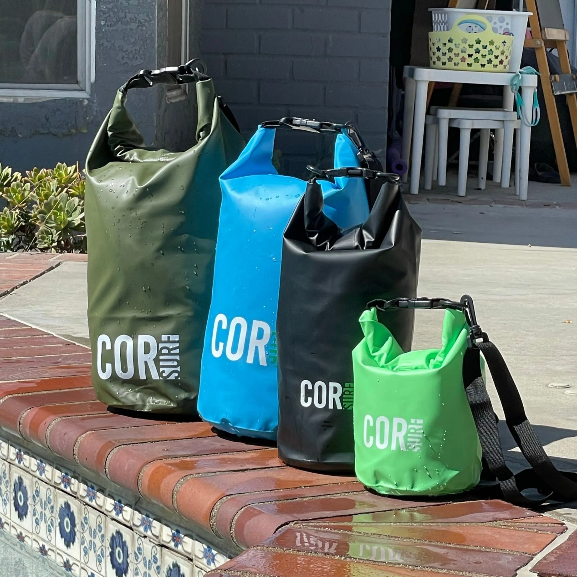 Dry Bag 4-Pack  - 3L, 5L, 10L & 15L