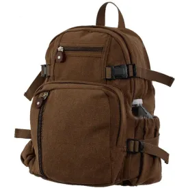 Earth Brown - Military Vintage Mini Backpack