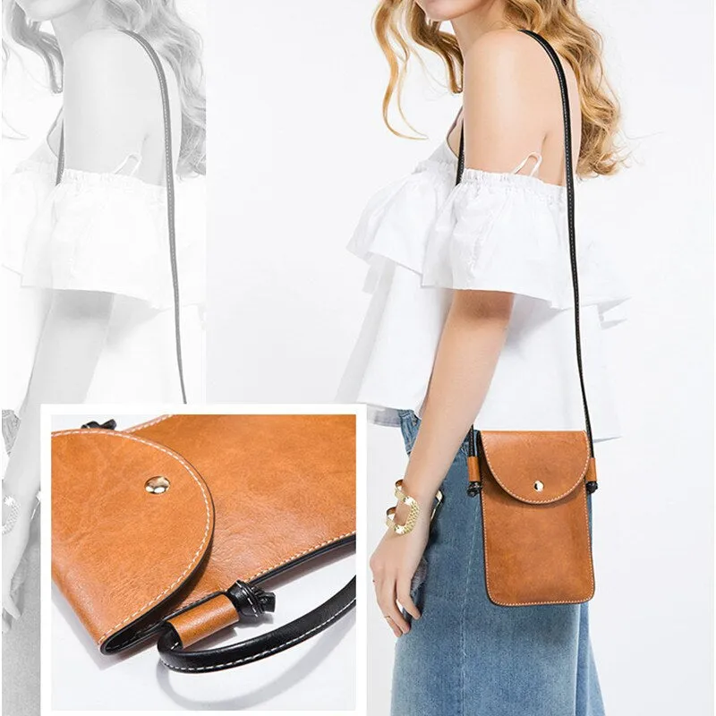 Elegant Tassel Leather Shoulder Handbag 4 Sets Hobo Bag