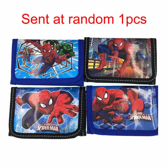 Fashion Cartoon Spider Man Coin Purse Children Zip Change Purse Wallet Movie Kids Girl Women Pouch Bolsa For Gift