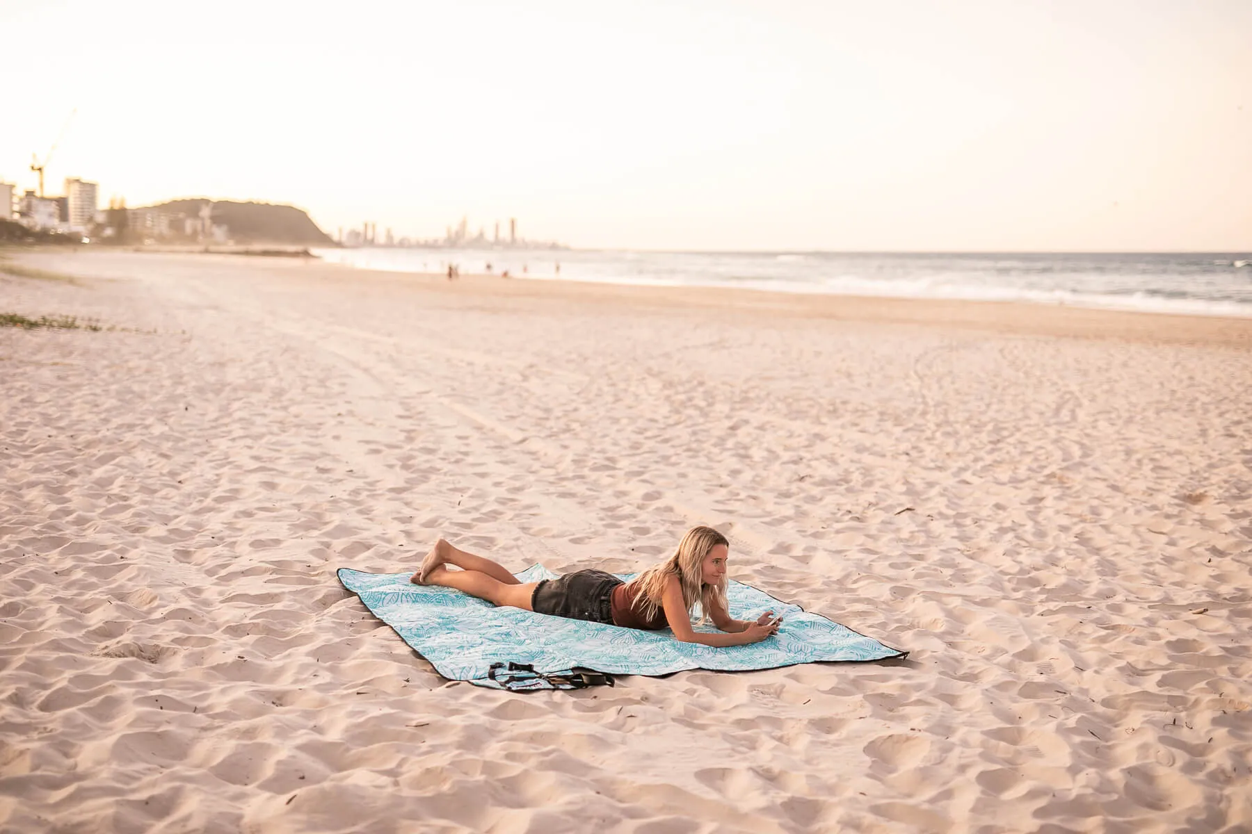 Floating Lotus - Recycled Picnic Blanket