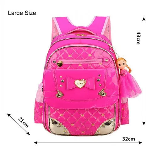 GCWHFL Korean Style Girl's School Bags Backpacks Children Schoolbags For Girl Backpack Princess Kids Book School Bags Knapsack