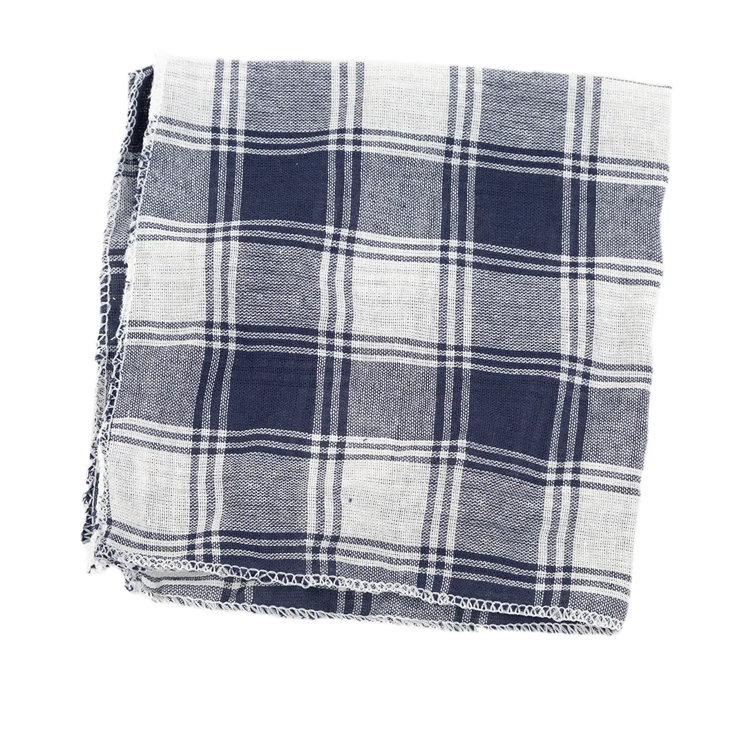 Greenfield Collection Checkered Stripe Cotton Napkin