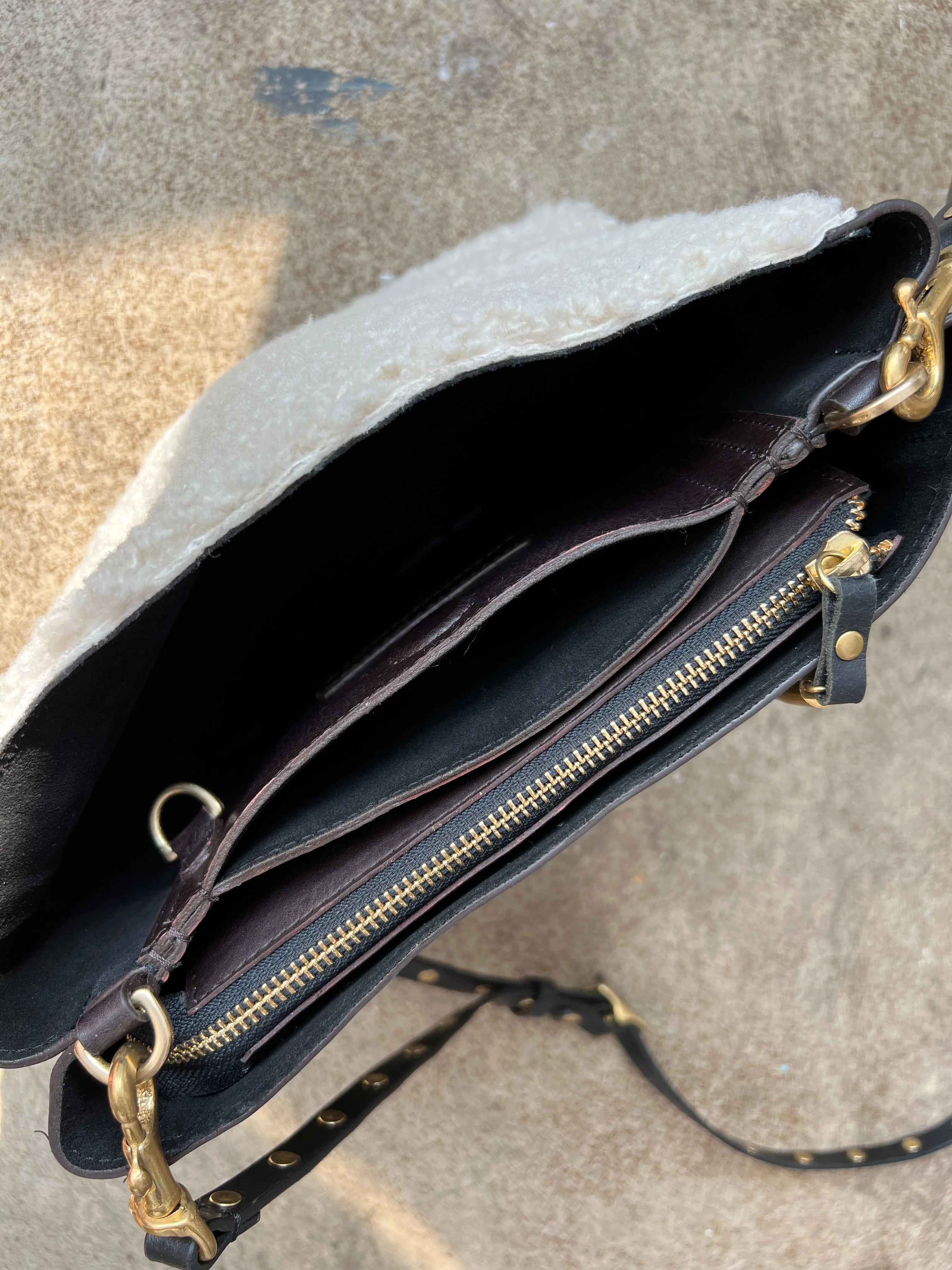 HALWELL SHEARLING  CROSSBODY