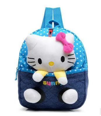 Hello kitty Plush backpack toys hobbies school bag dolls stuffed toys children backpack doll detachable plush bag kids mochila