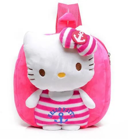 Hello kitty Plush backpack toys hobbies school bag dolls stuffed toys children backpack doll detachable plush bag kids mochila