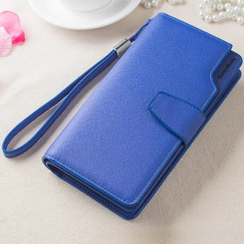 Hot Fashion Female wallets High-quality PU Leather Wallet Women Long Style Cowhide Purse Brand Capacity Clutch Card Holder Pouch