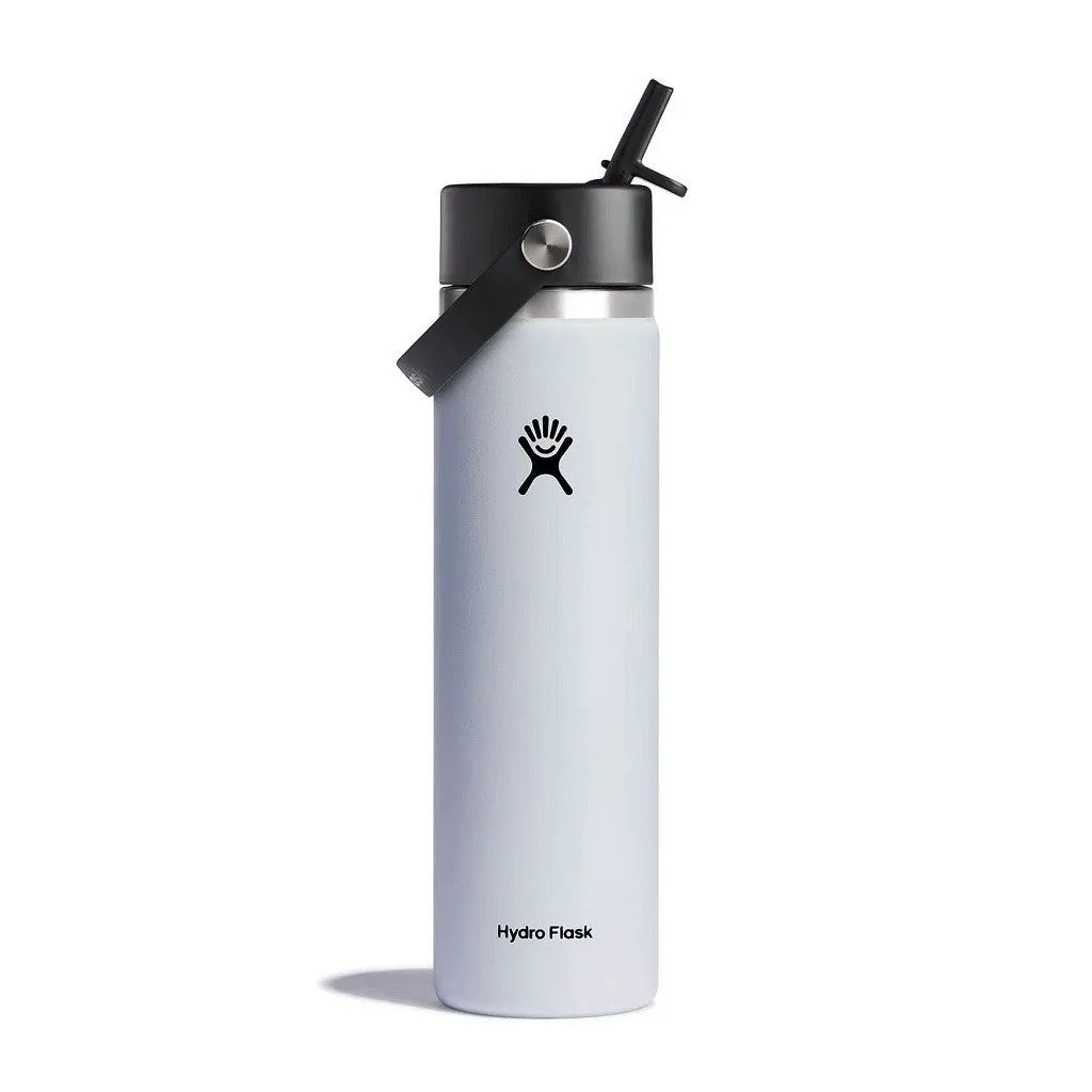 Hydro Flask Hydration Bottle Wide Mouth 24oz/710ml - White