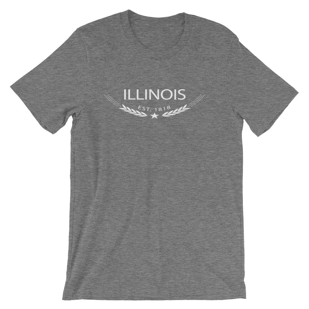 Illinois - Short-Sleeve Unisex T-Shirt - Established