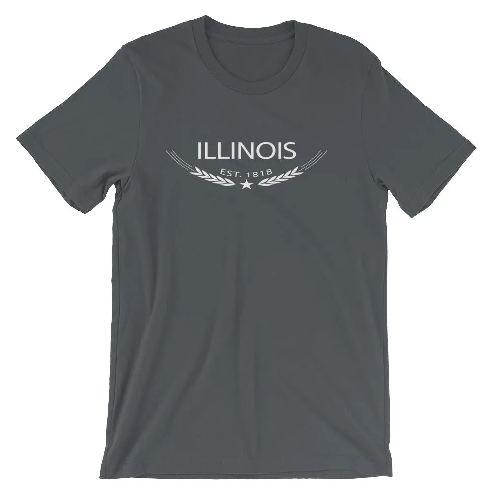 Illinois - Short-Sleeve Unisex T-Shirt - Established