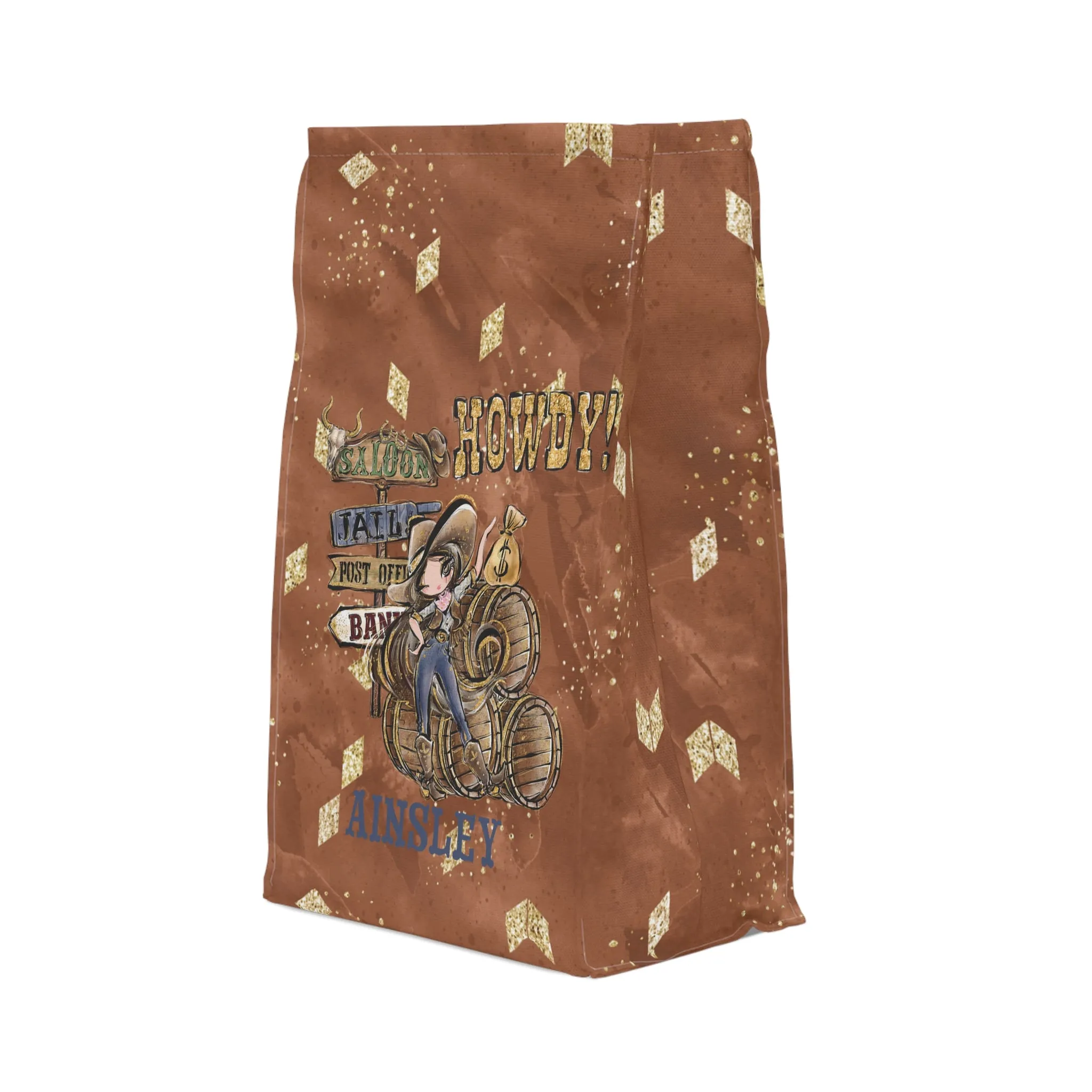 Insulated Lunch Bag, Howdy Partners Personalised Lunch Bag