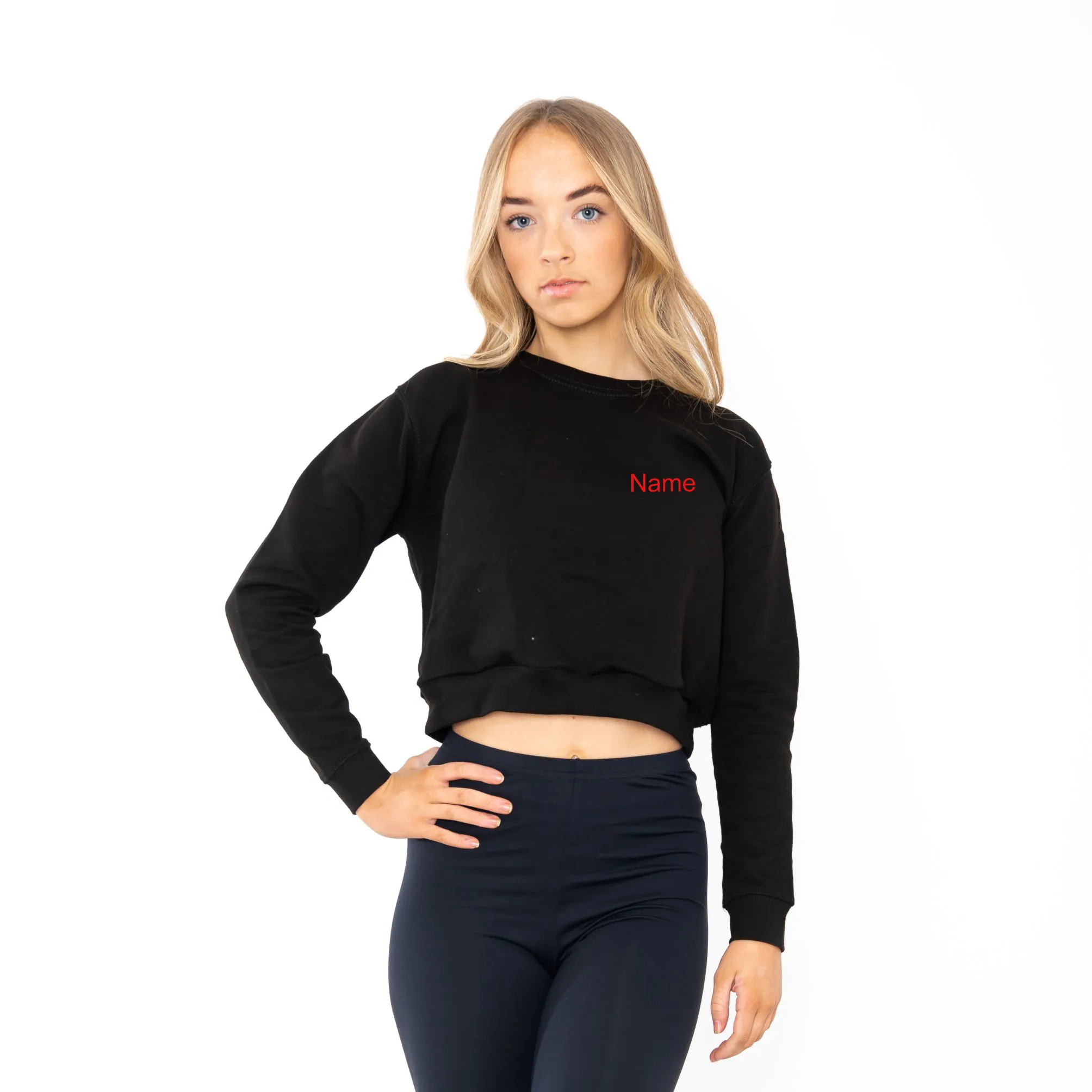 Jacks Theatre School Kids Cropped Sweatshirt