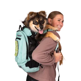 K9 Sports Sack | PLUS 2 Dog Backpack Carrier | 3 Sizes | Summer Mint