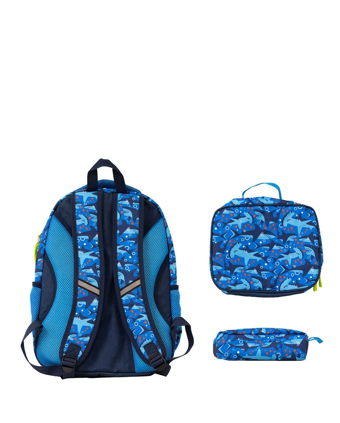 Kids Shark Chase Backpack - Navy