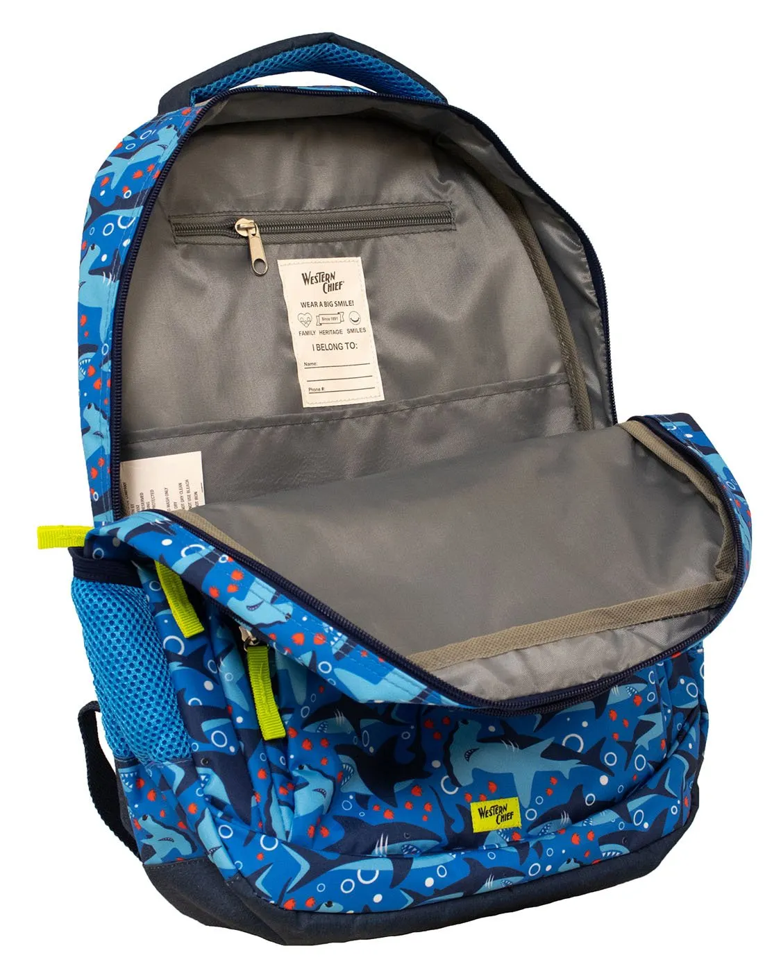 Kids Shark Chase Backpack - Navy