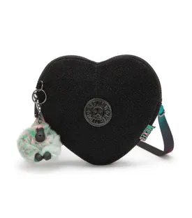 Kipling x Wicked Hearty Xbody Glitter Magic Crossbody Bag Black