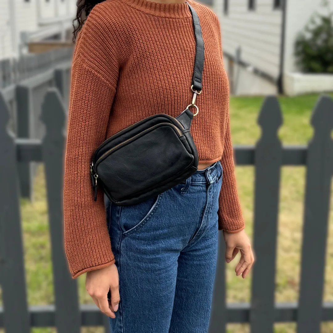 Kylie Crossbody Belt Bag by Joy Susan