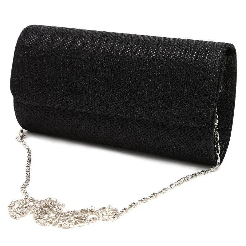 Ladies Handbag Wedding Luxury Chain Crossbody Bags Gold Silver Evening Party Clutch and Purse Female