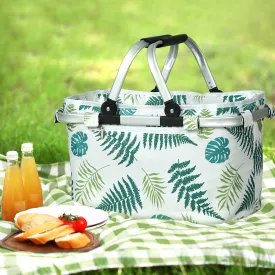 Lightweight Insulated Picnic Basket with Pockets - Alfresco