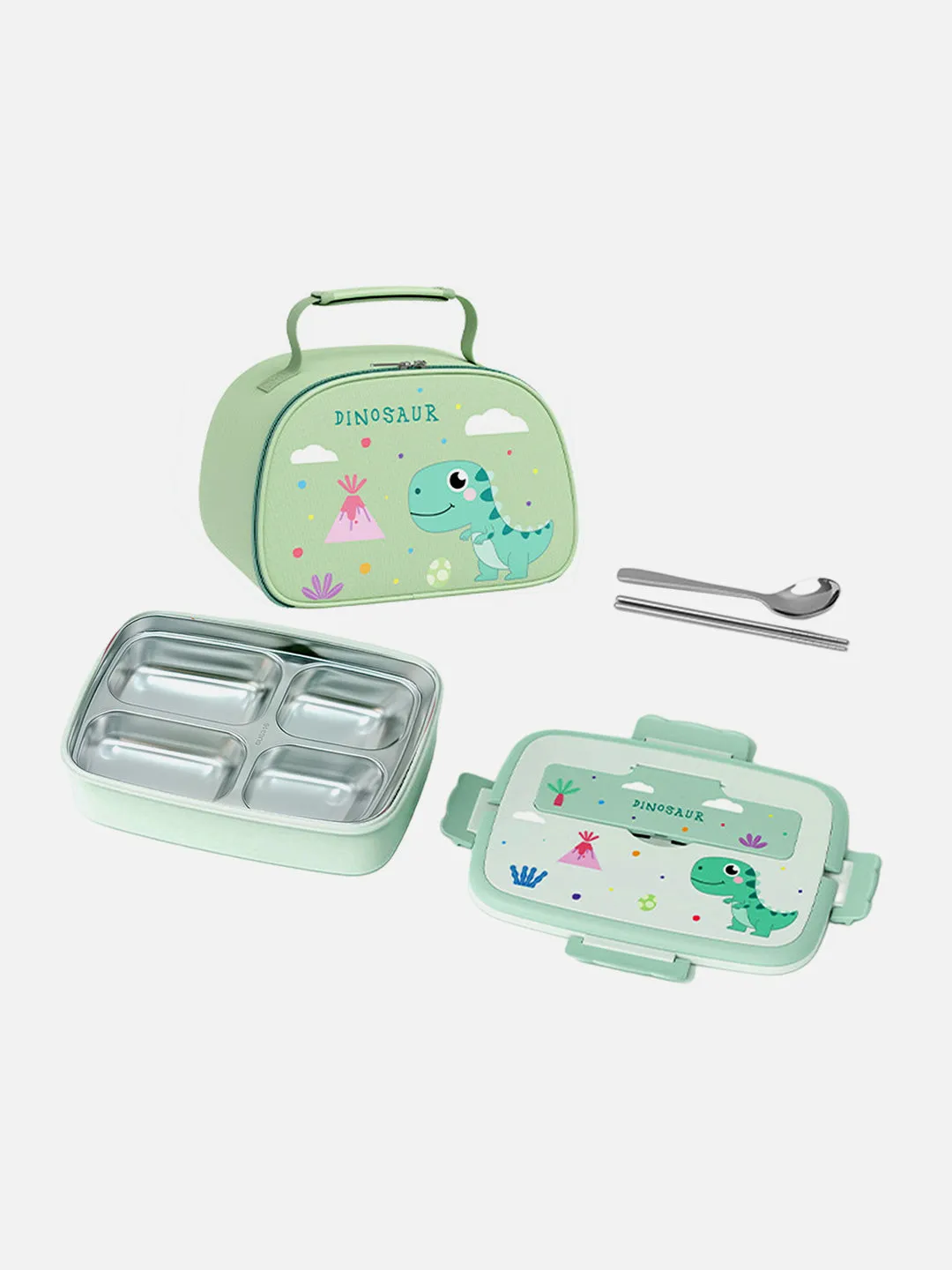 Little Surprise Box Watermelon Big Size Stainless Steel Lunch Box With Lunch Bag