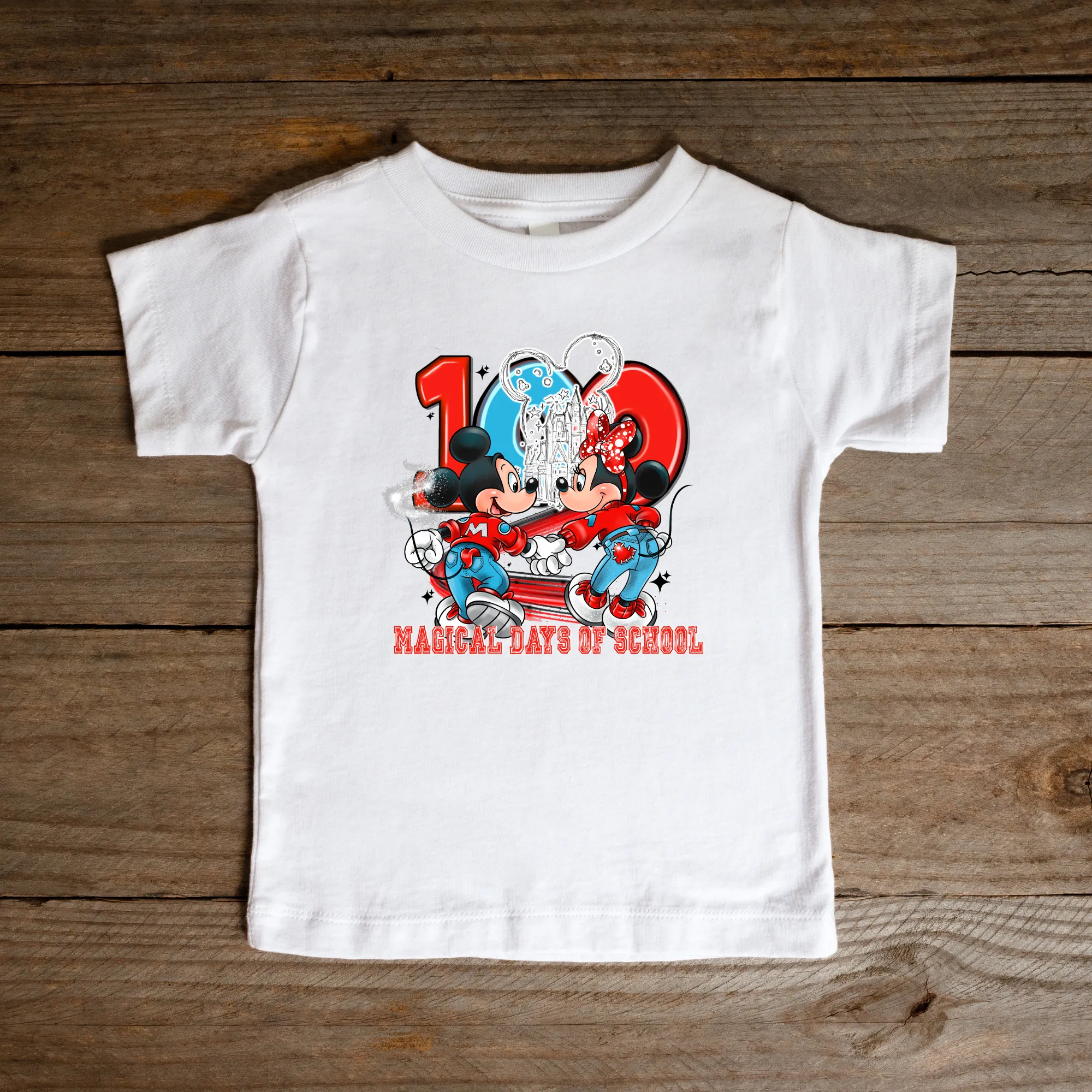 Magical Mouse 100 Days of School Shirt