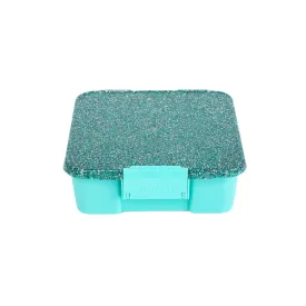 MontiiCo Bento Five Lunch Box - Turquoise GLITTER